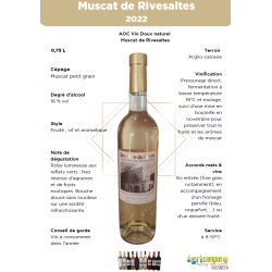 AOP Muscat de Rivesaltes 2022