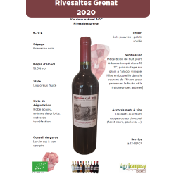 AOP Rivesaltes Grenat 2020